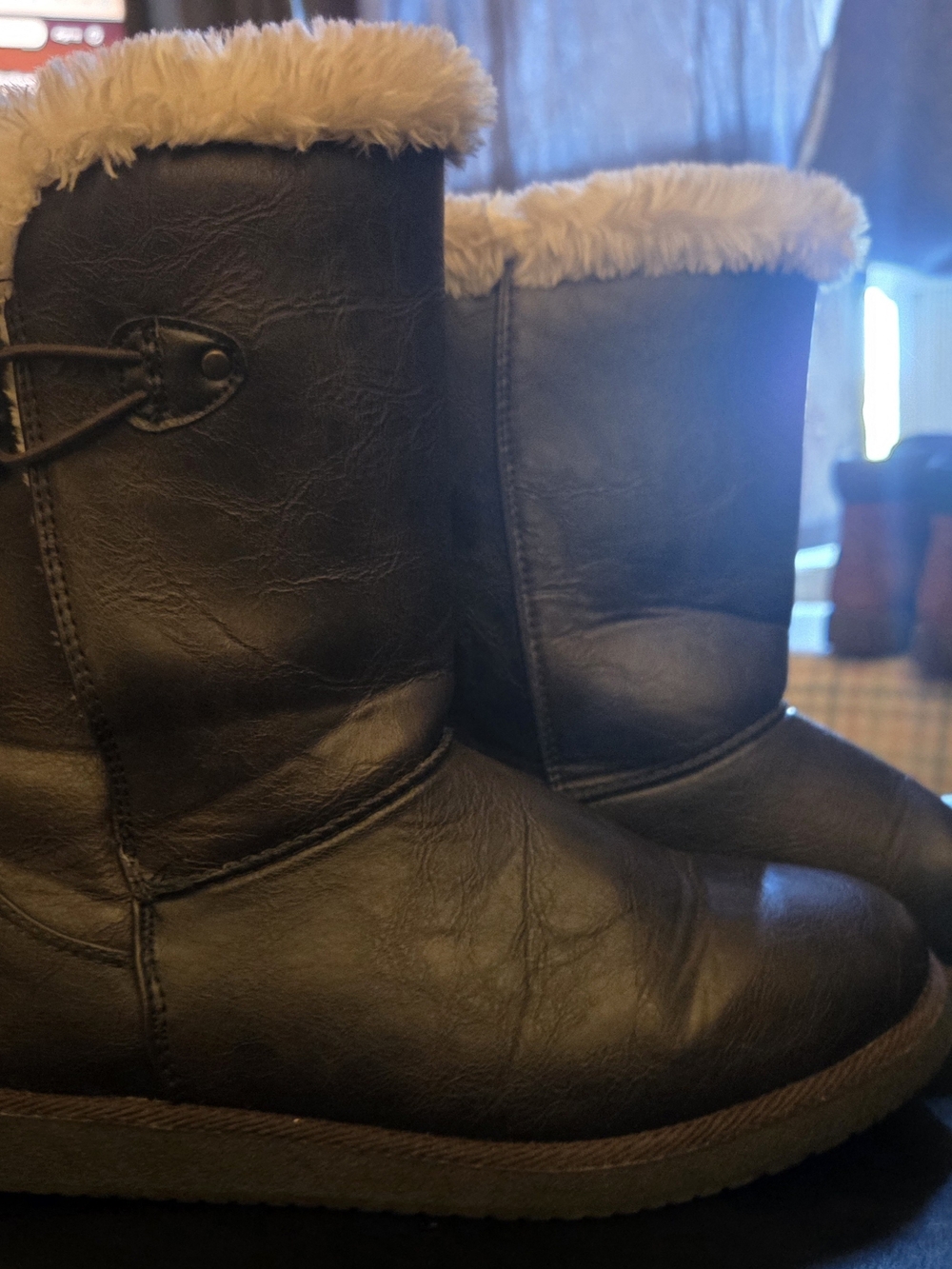 Airwalk Women's Brown Faux-Fur Lined Winter Boots
